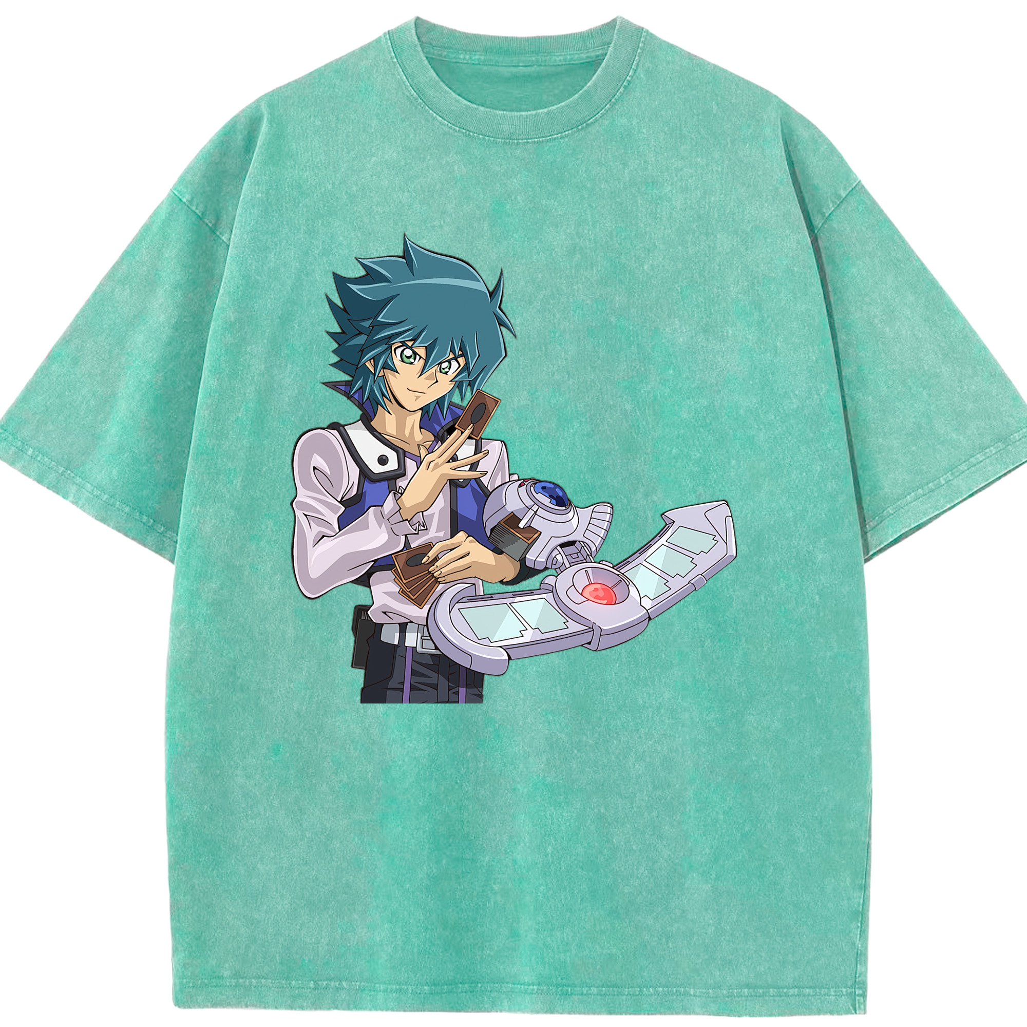 （画像用） 遊☆戯☆王 Yu-Gi-Oh! 綿100% ヴィンテージ風 半袖Tシャツ（フロントプリント）